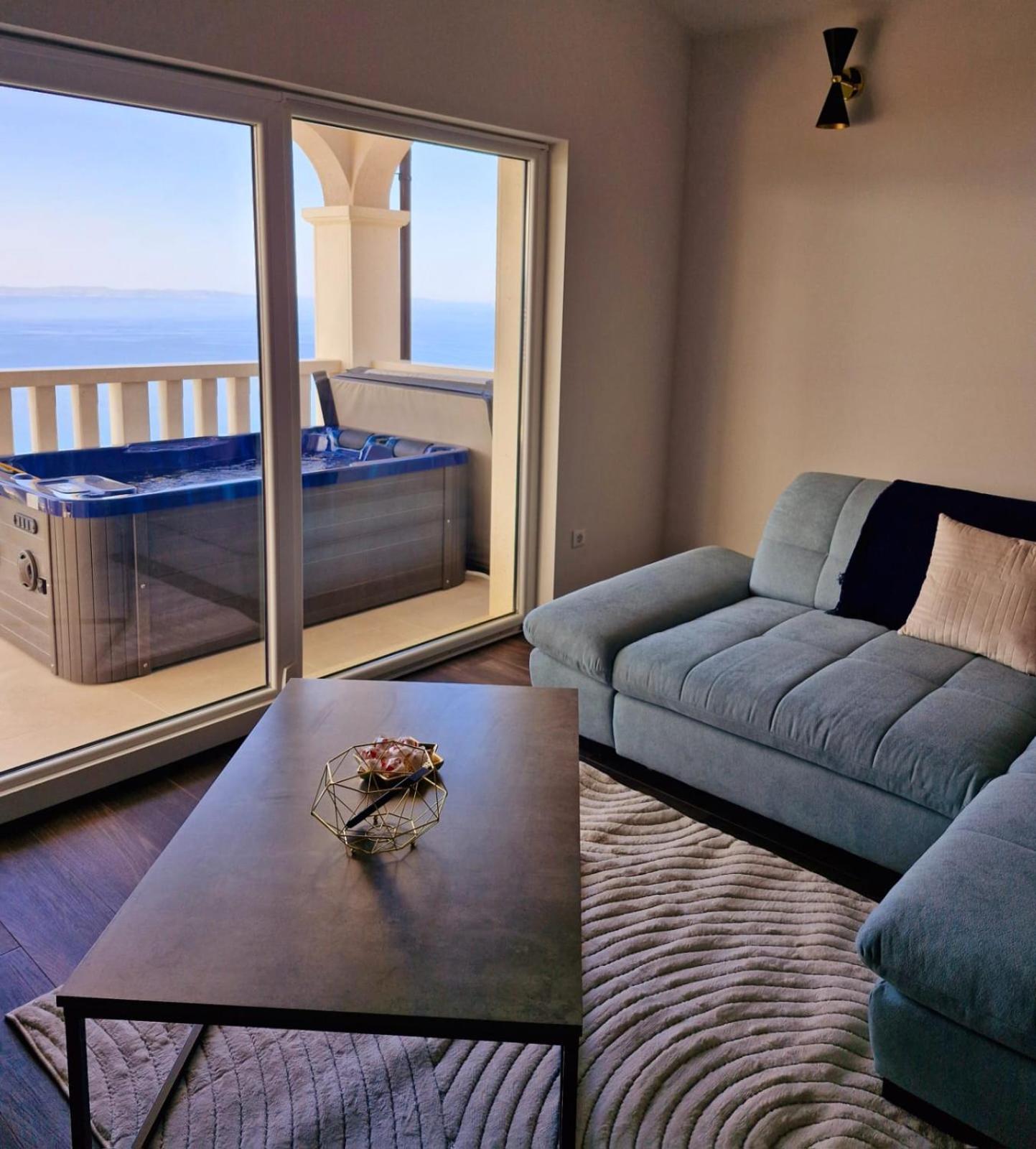 Sea View Luxury Apart Hotel Villa Conte With Swiming Pool And Romantic Spa 珀德垂那 外观 照片