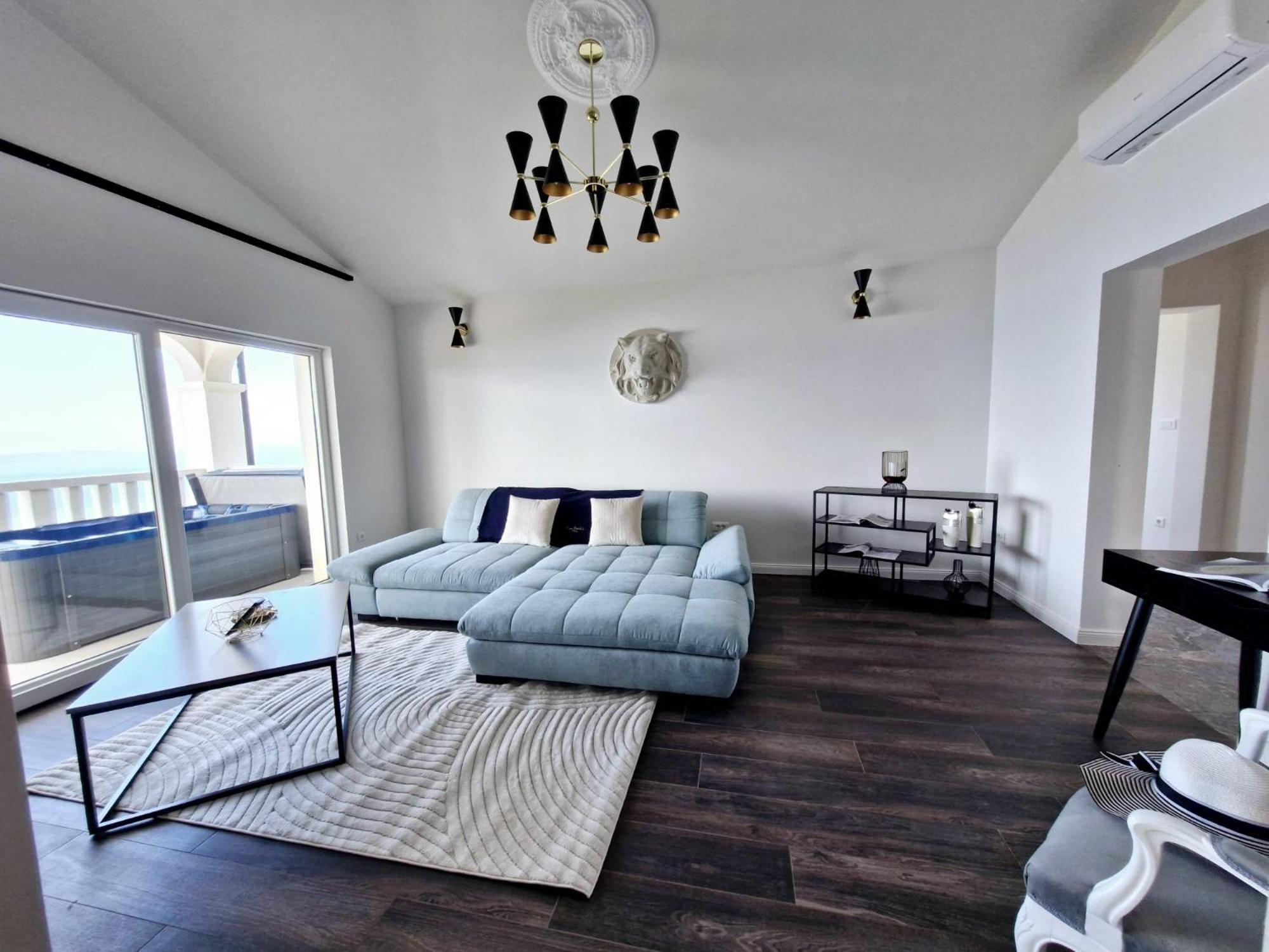 Sea View Luxury Apart Hotel Villa Conte With Swiming Pool And Romantic Spa 珀德垂那 外观 照片