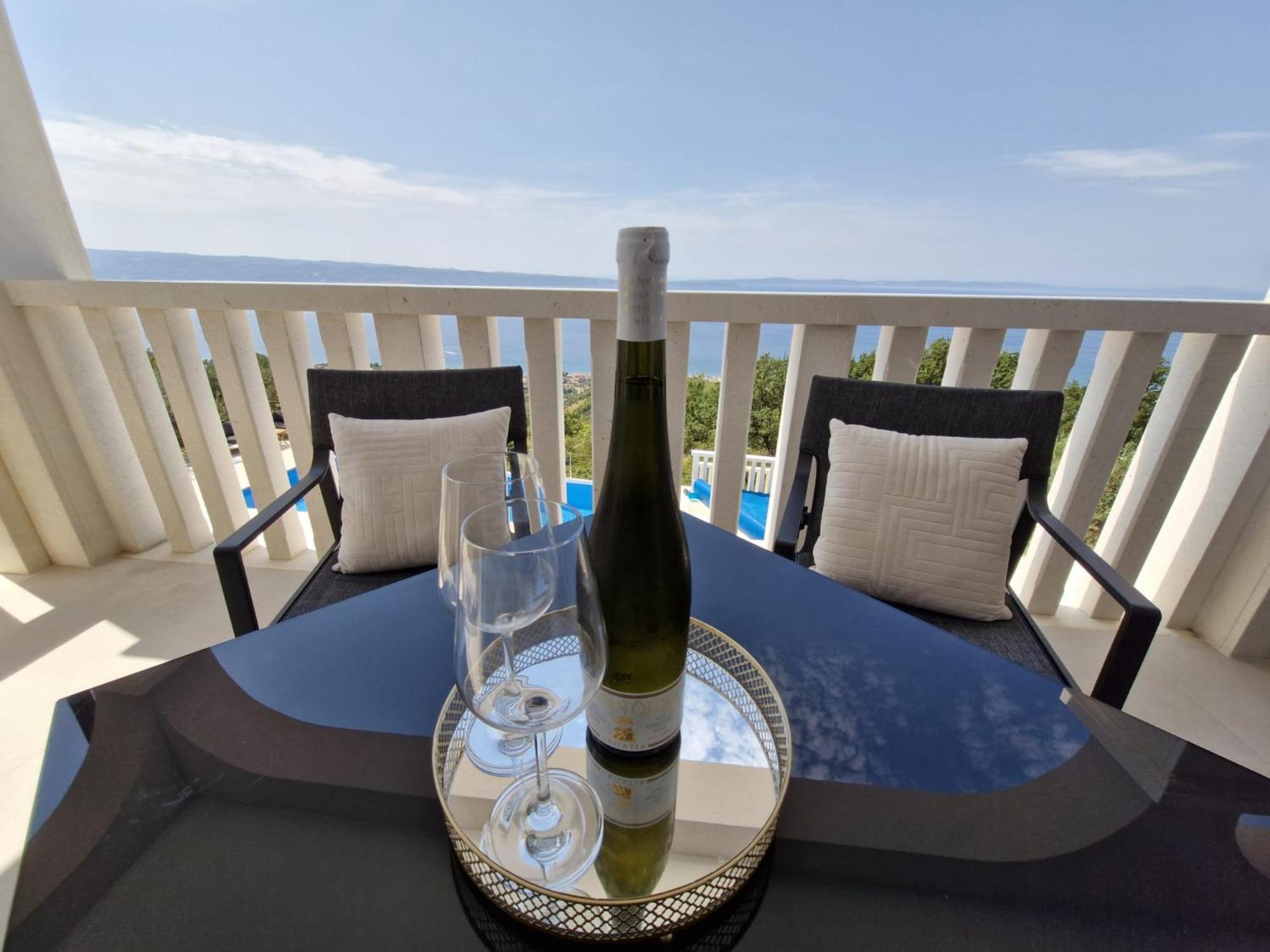 Sea View Luxury Apart Hotel Villa Conte With Swiming Pool And Romantic Spa 珀德垂那 外观 照片